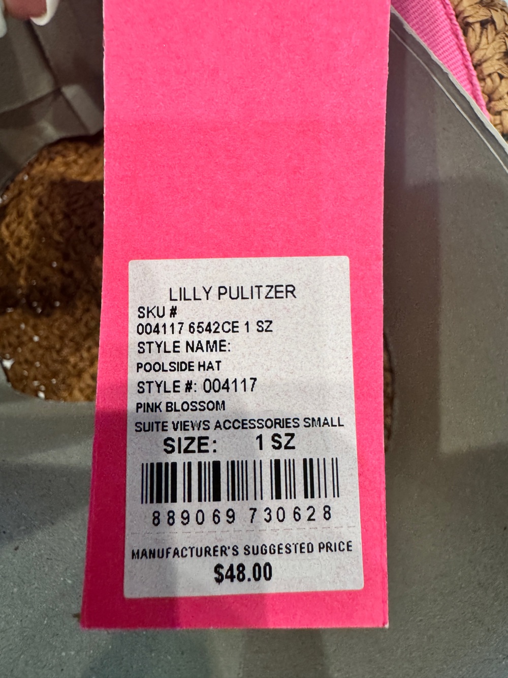 Lilly Pulitzer Poolside Hat NWT - Picture 5 of 6